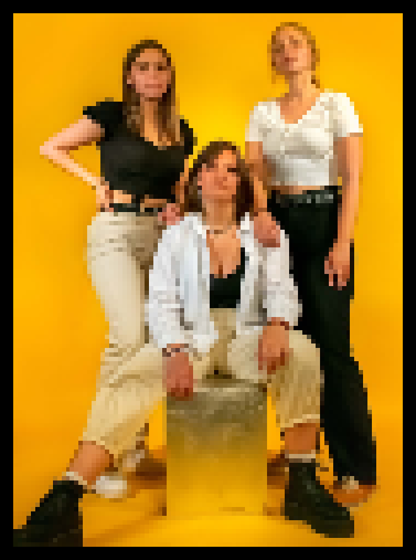 The same photo at a low, blurry resolution, unsuitable for printing